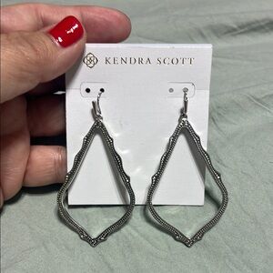 Kendra Scott Silver Drop Earrings